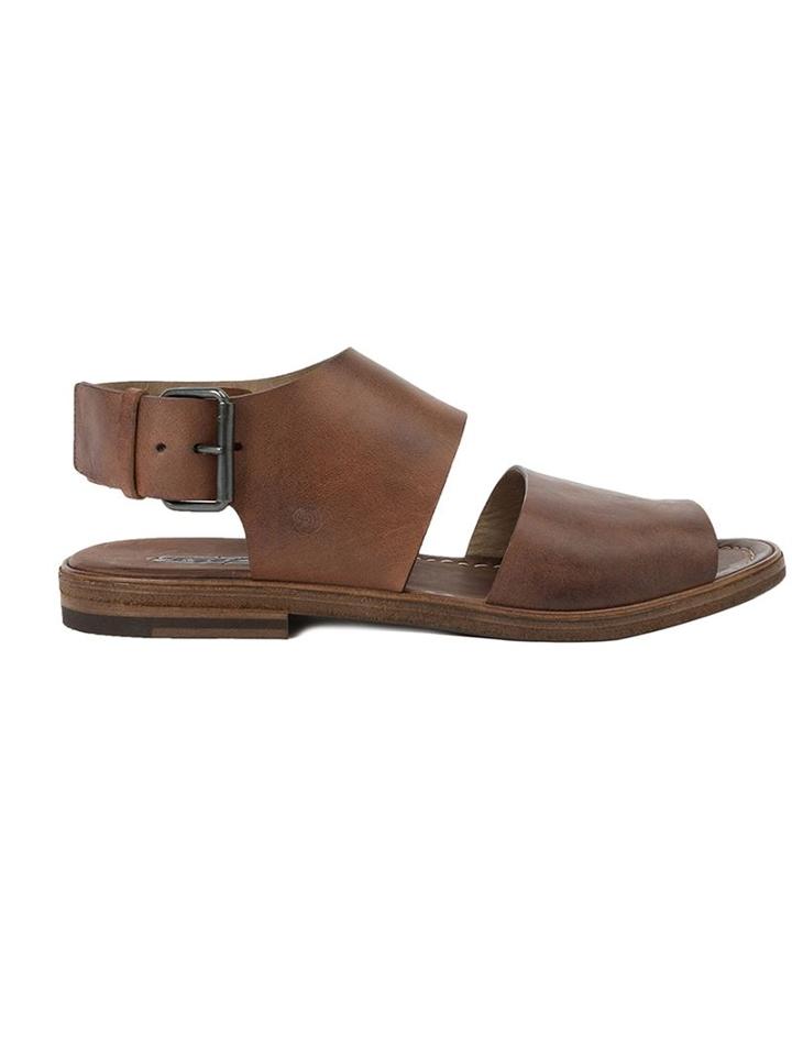 Marsèll Lego Sandals, Men's, Size: 42, Brown, Calf Leather/horse Leather