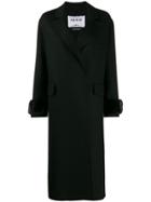 S.w.o.r.d 6.6.44 Fur Cuff Coat - Black
