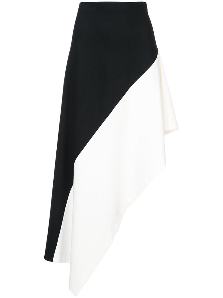 Rosetta Getty Slashed Panel Skirt - Black