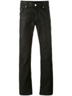 Helmut Lang Vintage Coated Denim Jeans - Black