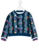No Added Sugar 'touchy Feely' Sweatshirt, Toddler Girl's, Size: 5 Yrs, Blue