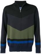 Junya Watanabe Comme Des Garçons Man Colour Block Zipped Sweatshirt -