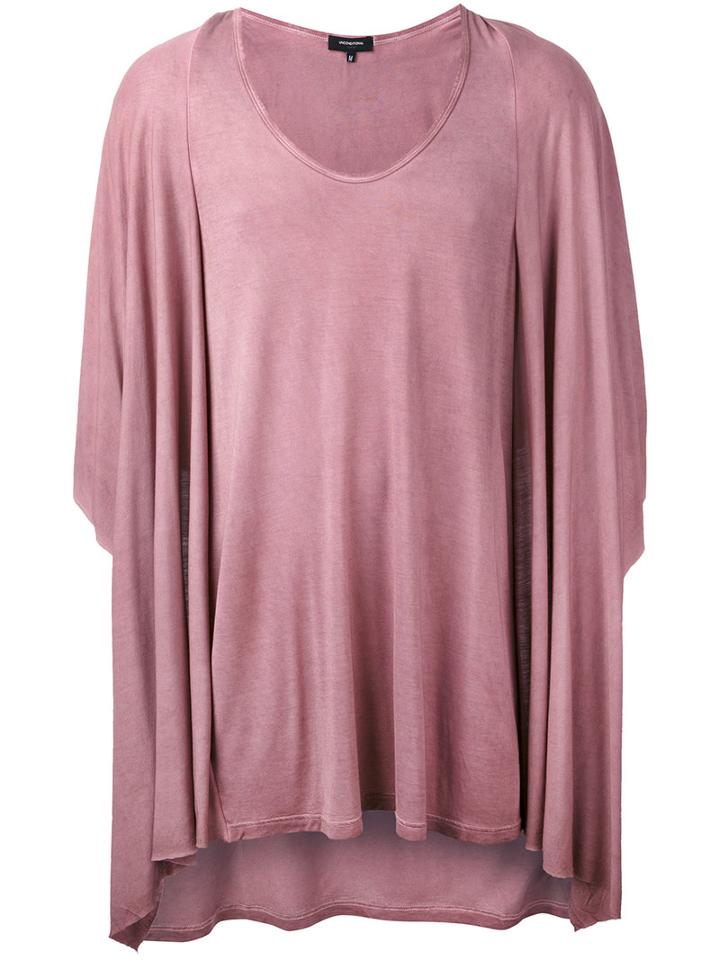 Unconditional - Draped T-shirt - Men - Rayon - M, Nude/neutrals, Rayon