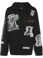 Newams Peter Stuyvesant Print Hoodie - Black