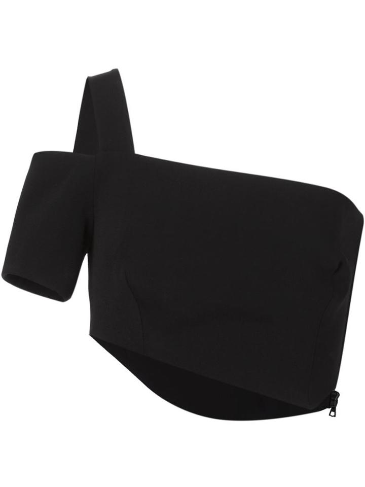 Mugler Asymmetric Crop Top