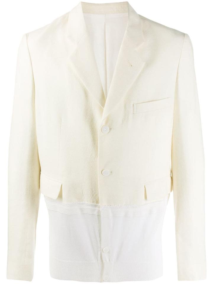 Haider Ackermann Contrast-panel Blazer - Neutrals