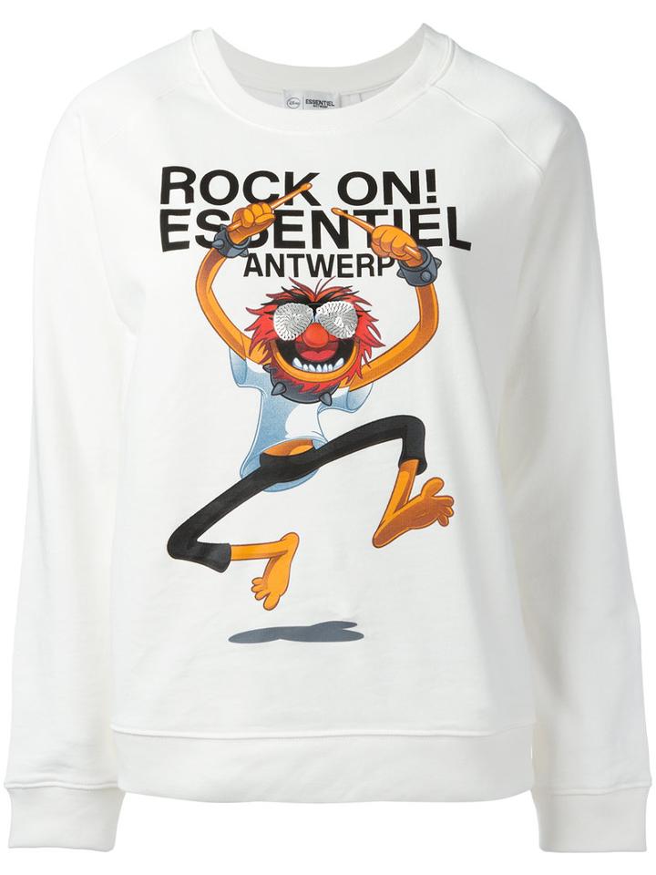 Essentiel Antwerp Rock On! T-shirt, Women's, Size: Xs, White, Cotton