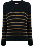 Twin-set Striped Pattern Sweater - Blue