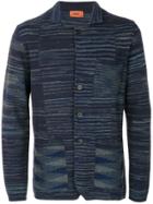 Missoni Striped Knitted Jacket - Blue
