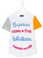 Diesel Kids - Slogan Print T-shirt - Kids - Cotton - 8 Yrs, White