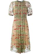 Gabriela Hearst - Floral Print Dress - Women - Silk/cotton/polyester - 40, Women's, Green, Silk/cotton/polyester
