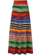 Missoni Patterned Mid-calf Skirt - Multicolour