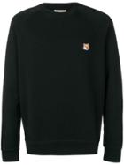 Maison Kitsuné Embroidered Logo Sweater - Black