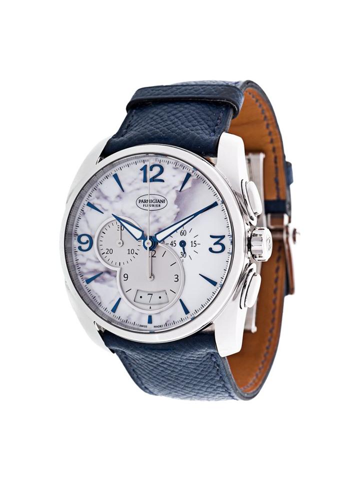 Parmigiani 'tonda Metrographe' Analog Watch, Men's, Black