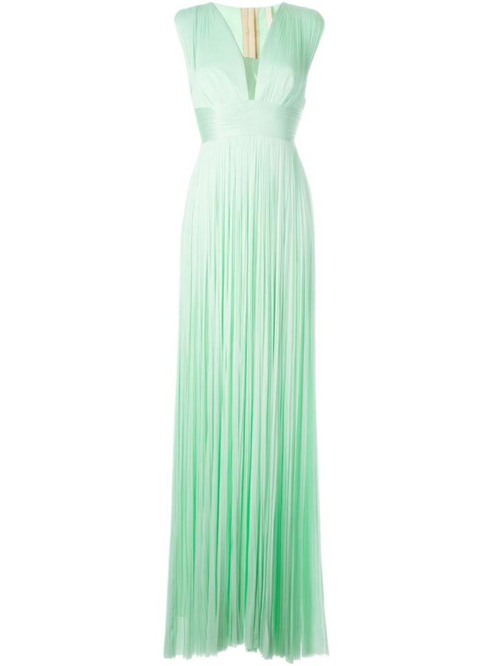 Maria Lucia Hohan 'rita' Gown, Women's, Size: 38, Green, Silk/nylon/spandex/elastane