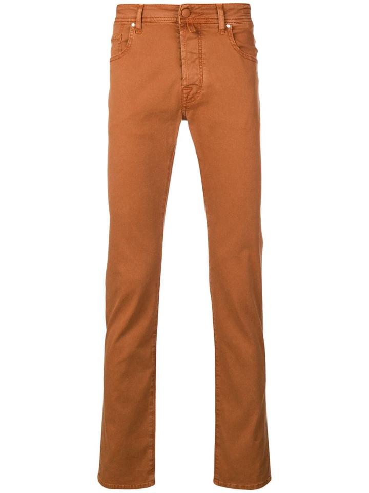 Jacob Cohen Slim Fit Trousers - Orange