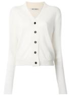 Barena Contrast Buttoned Cardigan - White