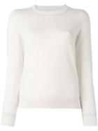 A.p.c. 'flynn' Pullover, Women's, Size: Xl, Nude/neutrals, Cotton/cashmere