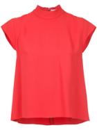 Nk Turtle Neck Blouse - Red
