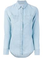 Twin-set Fitted Denim Shirt - Blue