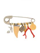 Sonia Rykiel Hanging Charm Pin - Metallic