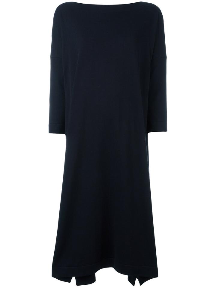Daniela Gregis Flared Dress, Women's, Blue, Cotton