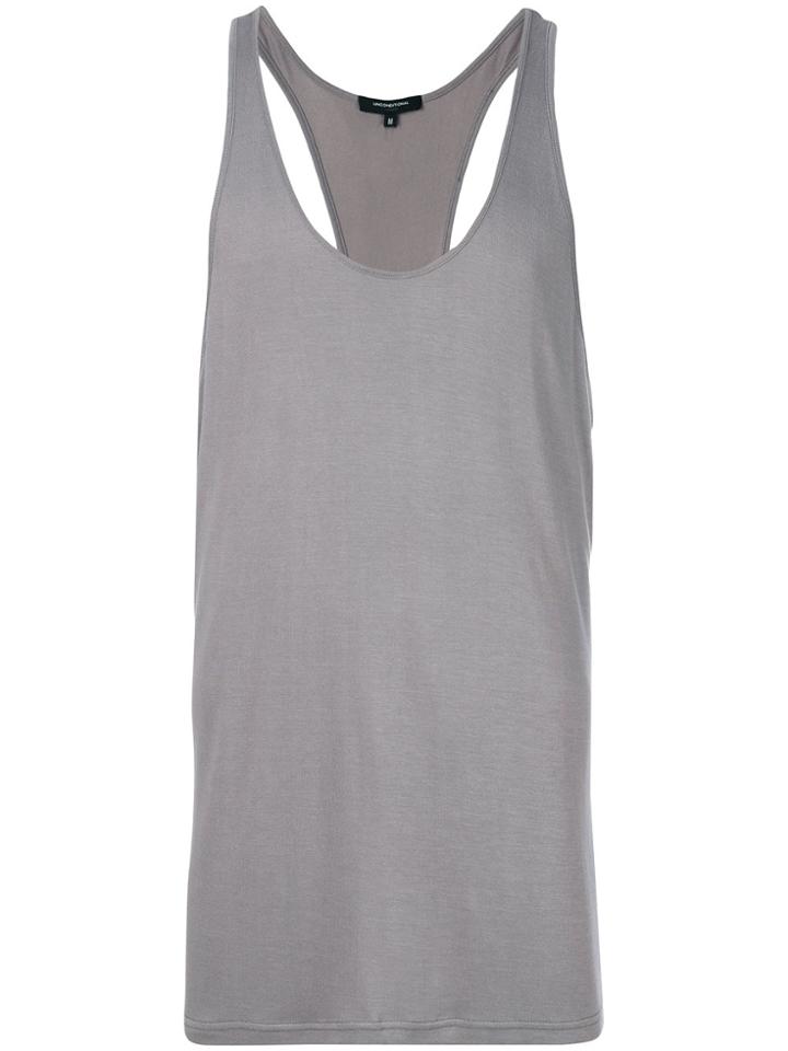 Unconditional Oversized Racer Back Vest - Grey