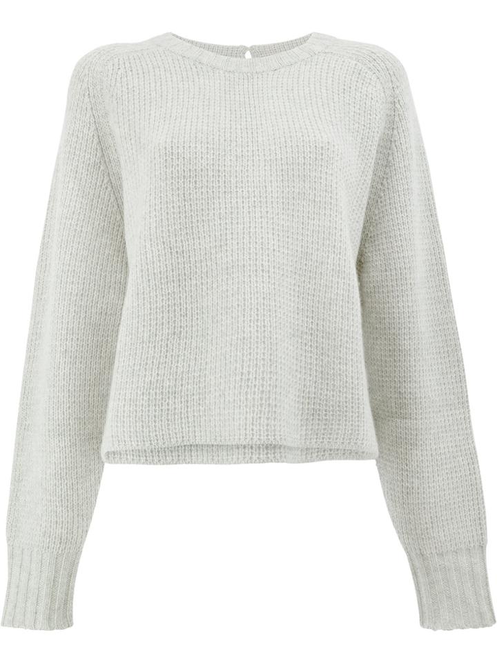 Le Kasha Crew Neck Pullover - Grey
