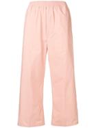 Mm6 Maison Margiela Flared Cropped Trousers - Pink