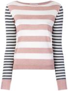 Max Mara Striped Knitted Top - Pink & Purple