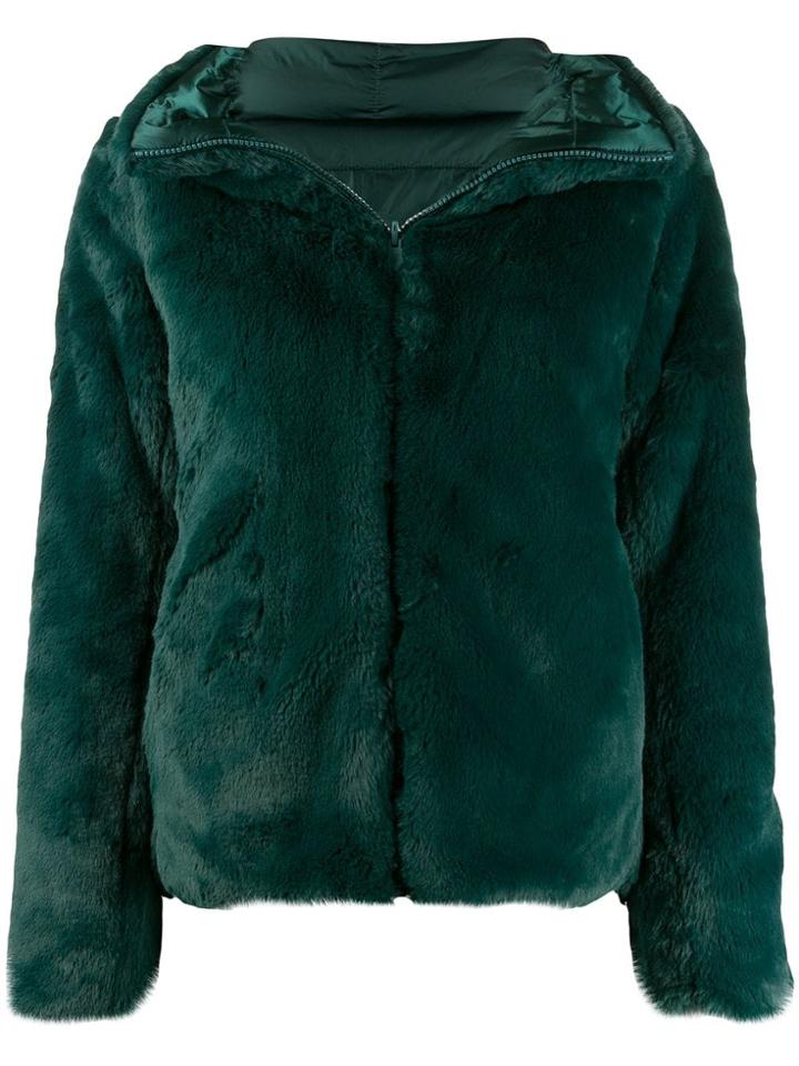 Save The Duck Fury9 Reversible Faux-fur Jacket - Green