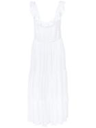 Prabal Gurung Tiered Ruffle Sundress - White