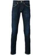 Dondup Skinny Jeans, Men's, Size: 35, Blue, Cotton/spandex/elastane/polyester