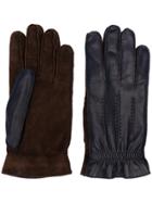 Brunello Cucinelli Stitching Detail Gloves - Blue