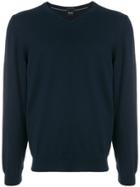 Boss Hugo Boss Classic Fitted Sweater - Blue