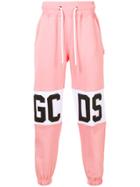 Gcds Logo Strip Joggers - Pink & Purple