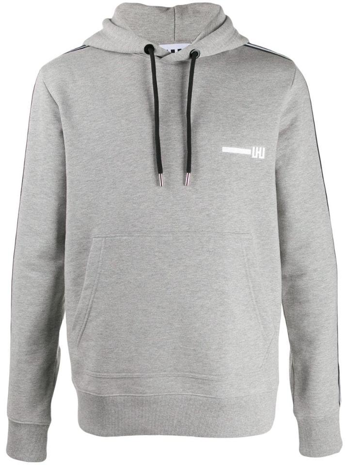 Les Hommes Urban Logo Hoodie - Grey