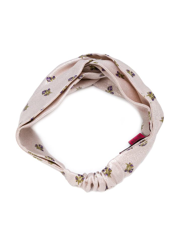 Valentino Floral Headband - Pink & Purple
