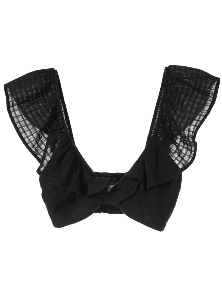Suboo Crossing Crop Top - Black