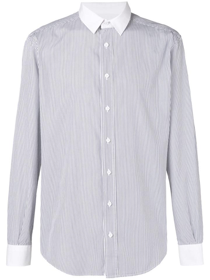 Dolce & Gabbana Vintage Pin Stripe Formal Shirt - Blue