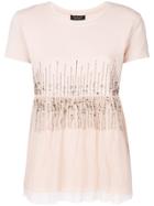 Twin-set Embellished T-shirt - Nude & Neutrals