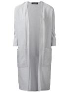 Jean Louis Scherrer Vintage V-neck Cardigan - Grey