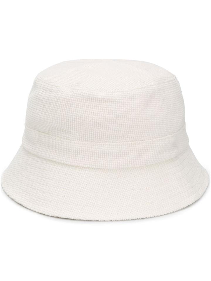 Ymc Textured Bucket Hat - White