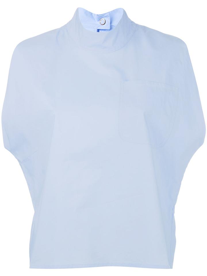 Ter Et Bantine - Sleeveless Blouse - Women - Cotton - 42, Blue, Cotton