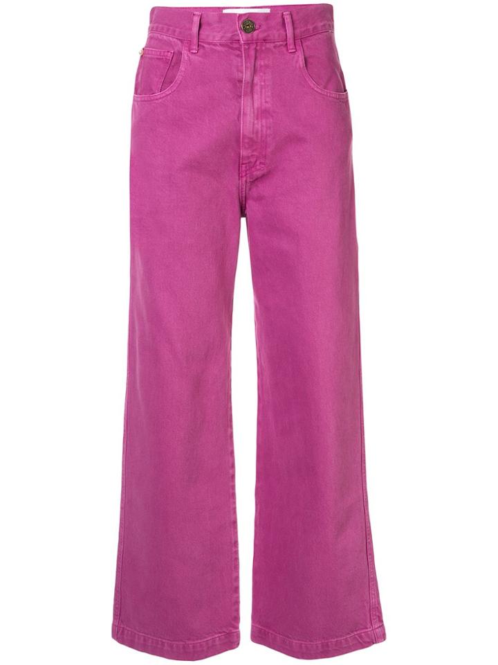 Nanushka Western Jeans - Pink