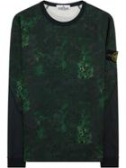 Stone Island Alligator Camouflage Print Sweatshirt - Green