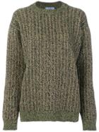Prada Chunky Knit Sweater - Green