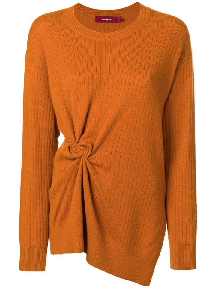 Sies Marjan Twist Detail Jumper - Yellow