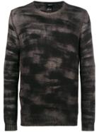 Avant Toi Patterned Sweater - Grey