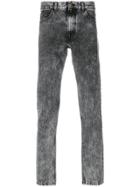 Paura Washed Five Pocket Jeans - Grey